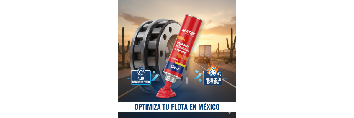 Grasa Especializada para Rodamientos de Rodillos (400 gr): La Solución Definitiva para Remolques y Carga Pesada en México - Grasa para Rodamientos de Remolque 400g | Alto Rendimiento Afatek México