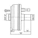 Muñón de freno KNOTT hasta 1500 kg 200x50...