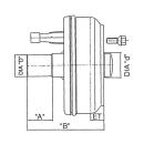 Muñón de freno KNOTT hasta 1500 kg 200x50...