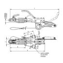 Conexión KNOTT AE V 2000-3500kg KFG 35 D / GF arriba / abajo LM: E 120, D 200/225 sin SK
