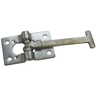 Soporte para puerta, pieza de gancho de acero inoxidable, 122 mm