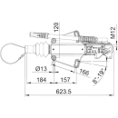 Dispositivo de rebasamiento AL-KO -PROFI V- Ges.-Gew. 1600-3000 kg, AE 3000, RB: 2361