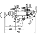 Dispositivo de rebasamiento AL-KO -PROFI V- Ges.-Gew. 2000 - 3500 kg, AE 3500, RB: 1637/2051