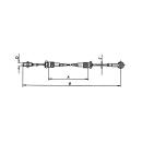 Cables AL-KO Bowden para AE HL 750 mm / GL 990 mm, C 5 mm, D M10 extraíble + regulable en altura
