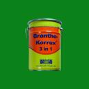 Brantho Korrux "3 en 1" Barril de 5 litros verde BK632 = RAL 6037