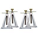 Conjunto de marco de soporte de aluminio de 4 piezas