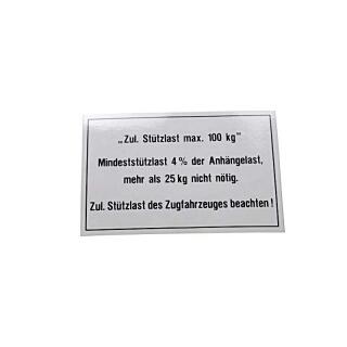 Placa de carga de la barra de tiro 105x74 100 kg