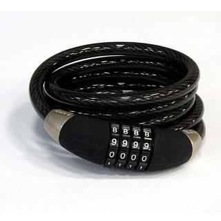 Cable Combo acero candado con número de cable 240 cm, Ø 12 mm