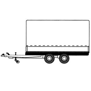 Lona de PVC 1 rollo = 65 m W = 2,5 m RAL 5002 azul ultramar