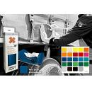 Yeso de lona autoadhesiva 0,20 x 0,30 m azul RAL 5002