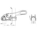 Acoplamiento de seguridad Winterhoff WS 3500 taladro 14,5 barra de tracción Ø 60