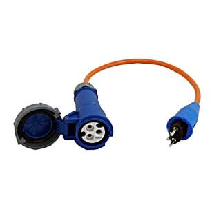 Cable adaptador acoplamiento CEE Bajo / Vollg enchufe CH 500 mm