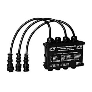 Dispositivo reductor de tensión de 24 V a 12 V 8 pol. bayoneta