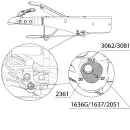 Palanca de freno de mano de punto muerto tipo V-brake 161 S