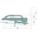 Dispositivo de seguridad AL-KO 161 SA 950 kg - 1600 kg por encima de la instalación 1637/2051