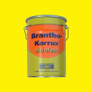 Brantho Korrux "nitrofest" Envase de 5 litros amarillo colza RAL 1021