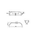 De Haan guardabarros eje tándem THRD 20150, D 2020/12, B 200 / S 1500 mm